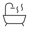 bath line icon