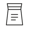 pouch line icon