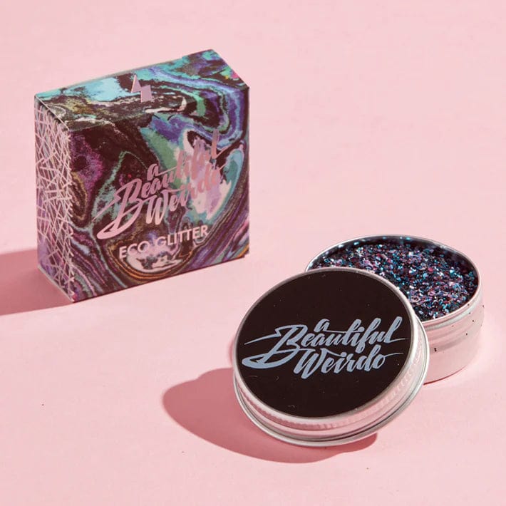 A Beautiful Weirdo Makeup Oil Slick Eco Glitter