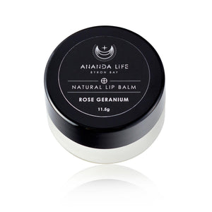 Ananda Life Skincare Lip Balm Pot - Rose Geranium