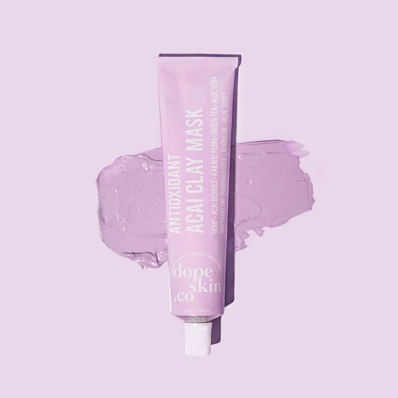 Dope Skin Co Skincare Antioxidant Acai Clay Mask