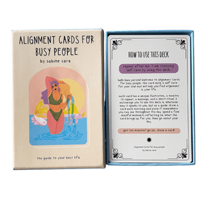 Sabine Cara Affirmation Cards Alignment Cards For Busy People