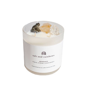 Salt And Rainbows Candle Abundance Candle