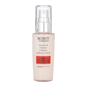 Scout Cosmetics Skincare Nourish & Hydrate Moisture Defence Crème with White Tea, Pomegranate and Macadamia