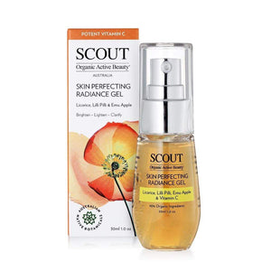 Scout Cosmetics Skincare Skin Perfecting Radiance Gel with Lilli Pilli, Licorice, Emu Apple and Vitamin C