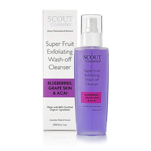 Scout Cosmetics Skincare Super Fruit Exfoliating Wash-Off Cleanser